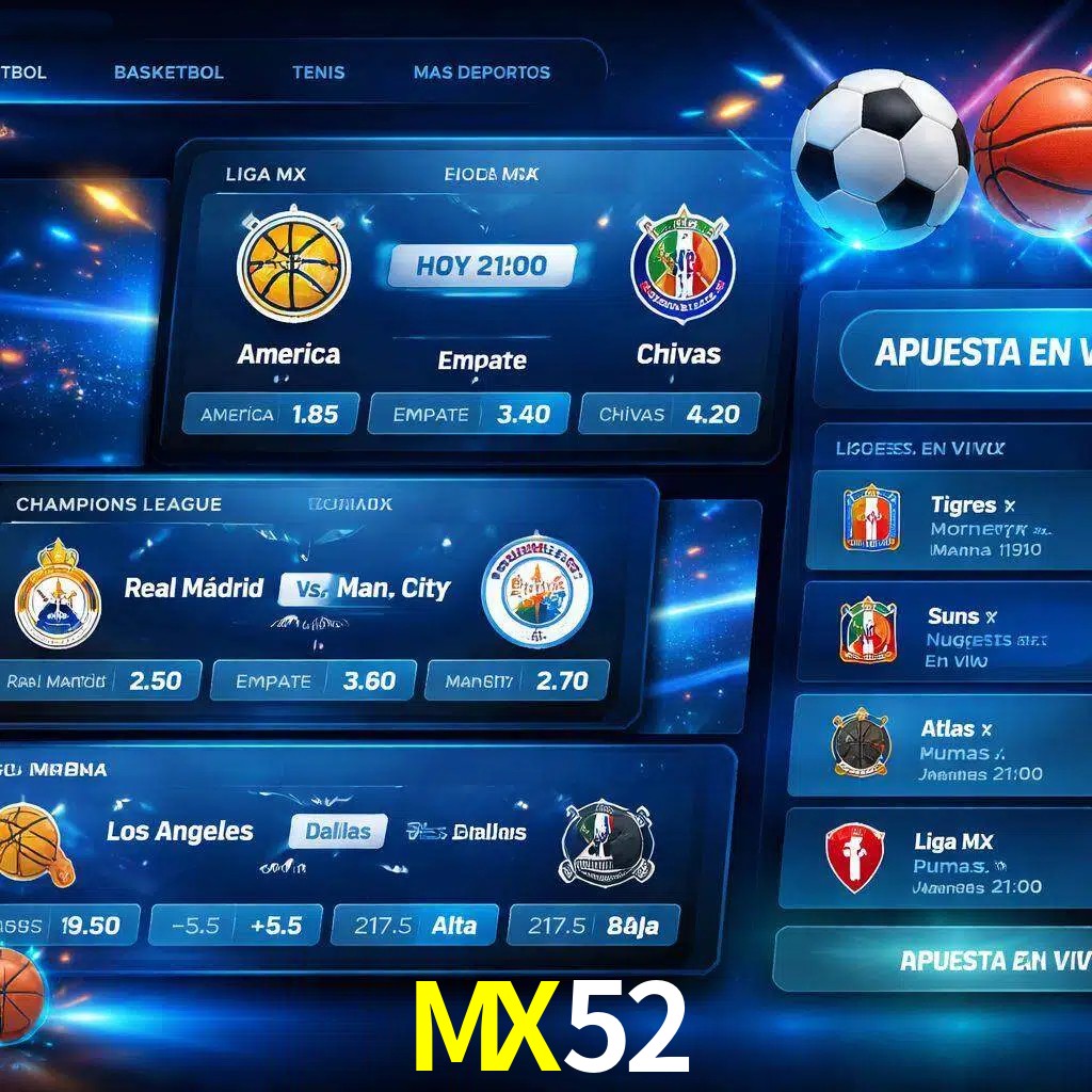 Mercados de apuestas deportivas MX52 para jugadores en México